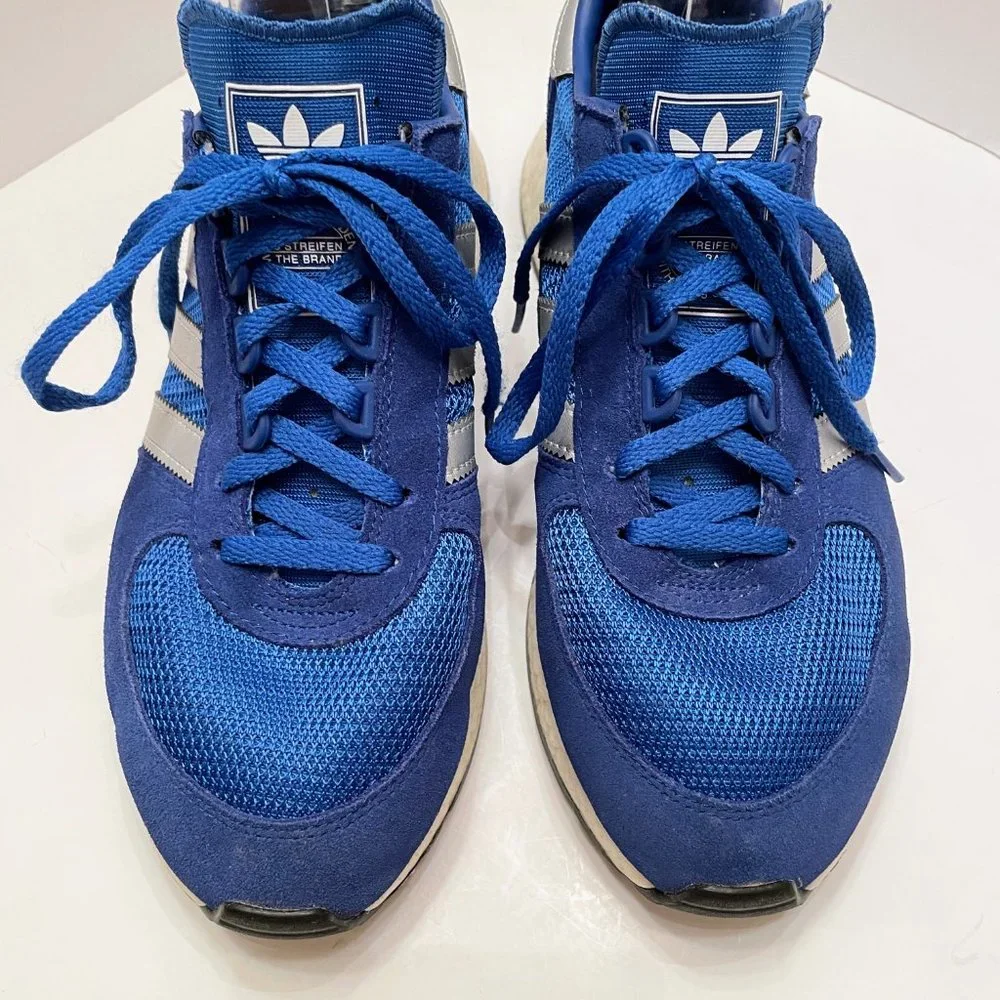 Adidas Marathon 5923 Collegiate Royal Blue & Silver Sneaker Shoes G26782 Size: 7